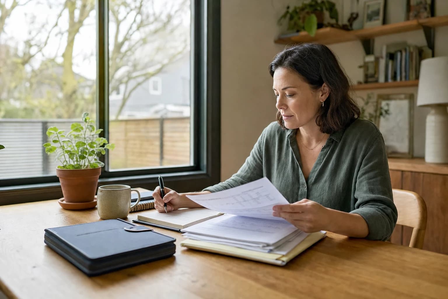 Image of a solemn courtroom setting with a gavel resting on a wooden desk, symbolizing legal proceedings. In the background, there is an open law book with visible text, representing the complexity of spousal support laws in Oregon. The image conveys the